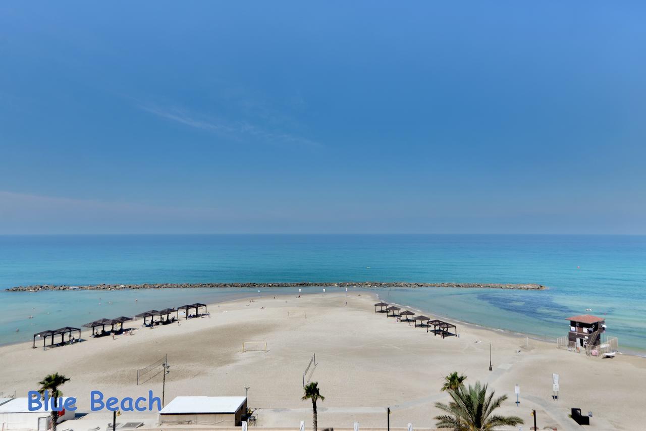 מגדל אלמוג חיפה - דירות "בלו ביץ'" על הים Exterior foto